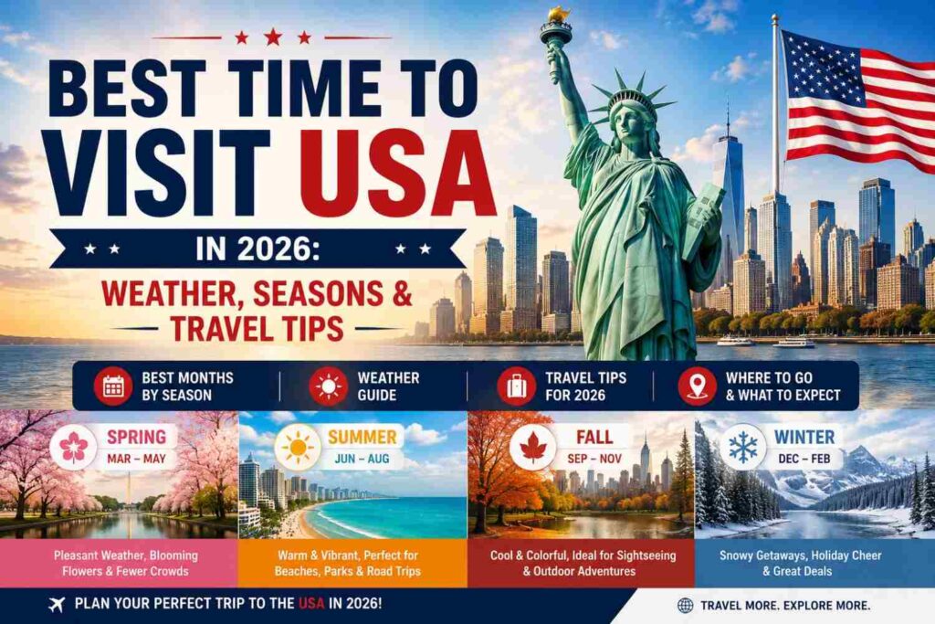 Best Time to Visit USA in 2026: Weather, Seasons & Travel Tips